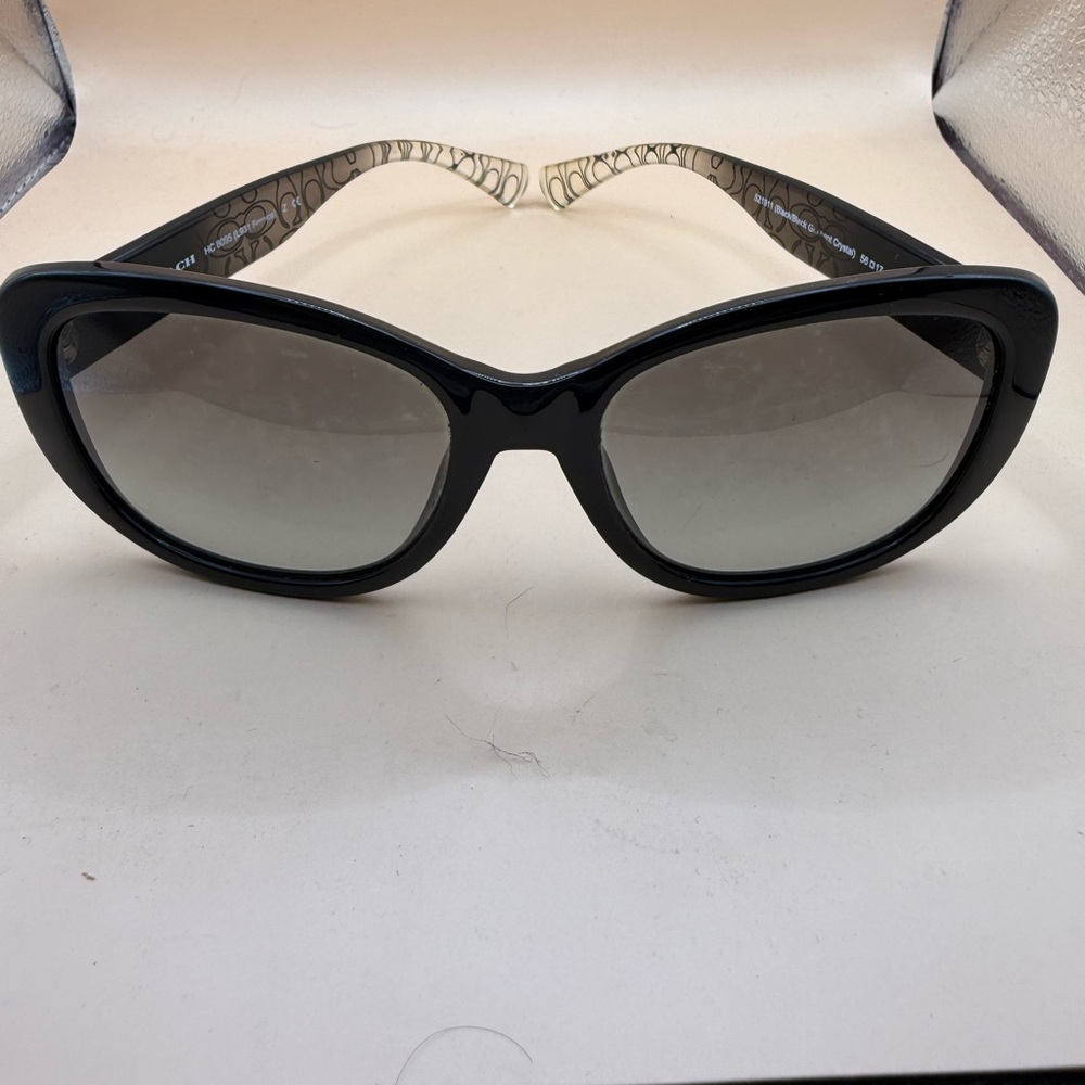 Coach Black Patterned Sunglasses - image 3